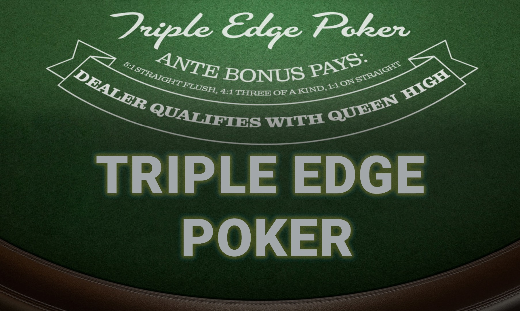 Triple Edge Poker